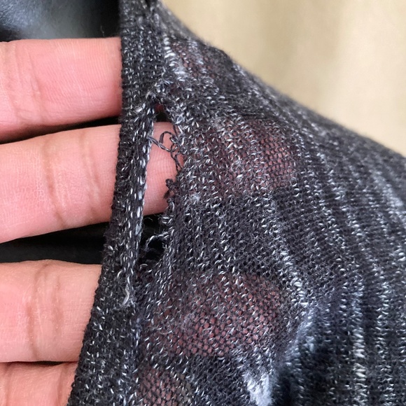 Lane Bryant Hi-Lo Cardigan Sweater, Black, size 14/16 - Picture 9 of 15